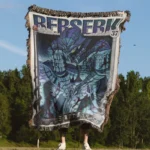 Berserk Manga Woven Tapestry Throw Blanket – Vintage Wall Art, Cool Room Decor, Collectible Accent - Image 4