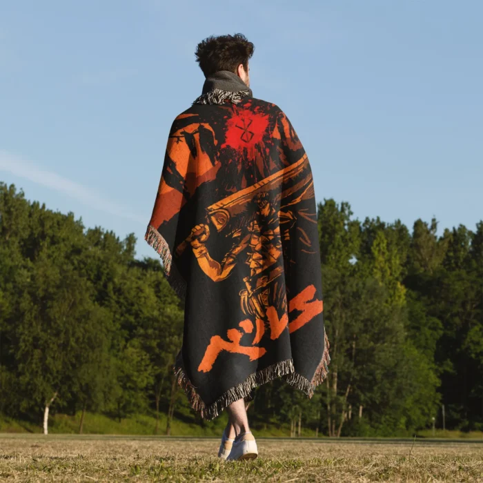 Berserk Woven Tapestry Throw Blanket – Unique Wall Rug, Home Decor & Gift, Great for Manga Fans - Image 5