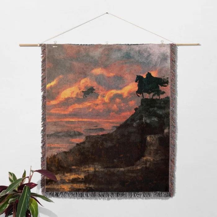 Berserk Woven Tapestry Throw Blanket – Striking Wall Rug, Home Decor & Collectible, Perfect Gift - Image 2