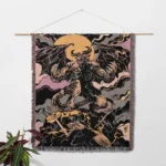 Berserk Woven Tapestry Throw Blanket – Bold Wall Art, Picnic Mat & Room Decor, Perfect for Dark Fantasy Fans - Image 2