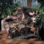 Berserk Woven Tapestry Throw Blanket – Bold Wall Art, Picnic Mat & Room Decor, Perfect for Dark Fantasy Fans - Image 3
