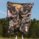 Berserk Woven Tapestry Throw Blanket – Bold Wall Art, Picnic Mat & Room Decor, Perfect for Dark Fantasy Fans - Image 4