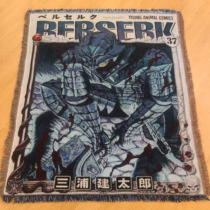 Berserk Manga Woven Tapestry Throw Blanket – Vintage Wall Art, Cool Room Decor, Collectible Accent - Image 6