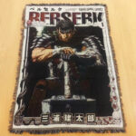 Berserk Manga Volume 1 Cover Woven Tapestry Throw Blanket – Iconic Wall Art, Room & Home Decor, Must-Have Collectible - Image 6