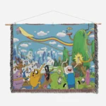Adventure Cartoon  Woven Tapestry Throw Blanket – Fun Wall Art, Stylish Room Decor, Great for Home Decor - Image 2