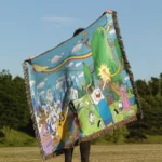 Adventure Cartoon  Woven Tapestry Throw Blanket – Fun Wall Art, Stylish Room Decor, Great for Home Decor - Image 3