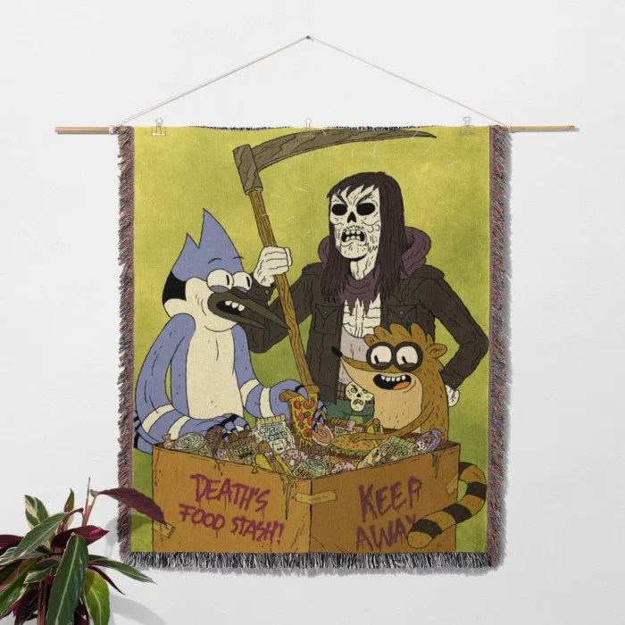 Regular Woven Tapestry Throw Blanket – Bright Wall Art, Cozy Home Decor, Collectible Merch - Image 2