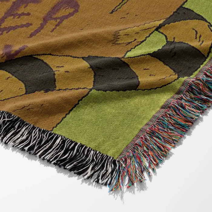 Regular Woven Tapestry Throw Blanket – Bright Wall Art, Cozy Home Decor, Collectible Merch - Image 6