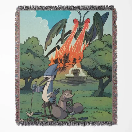 Regular woven tapestry throw blanket, designed with colorful wall art and cool room decor, making it the perfect collectible accent for your room.