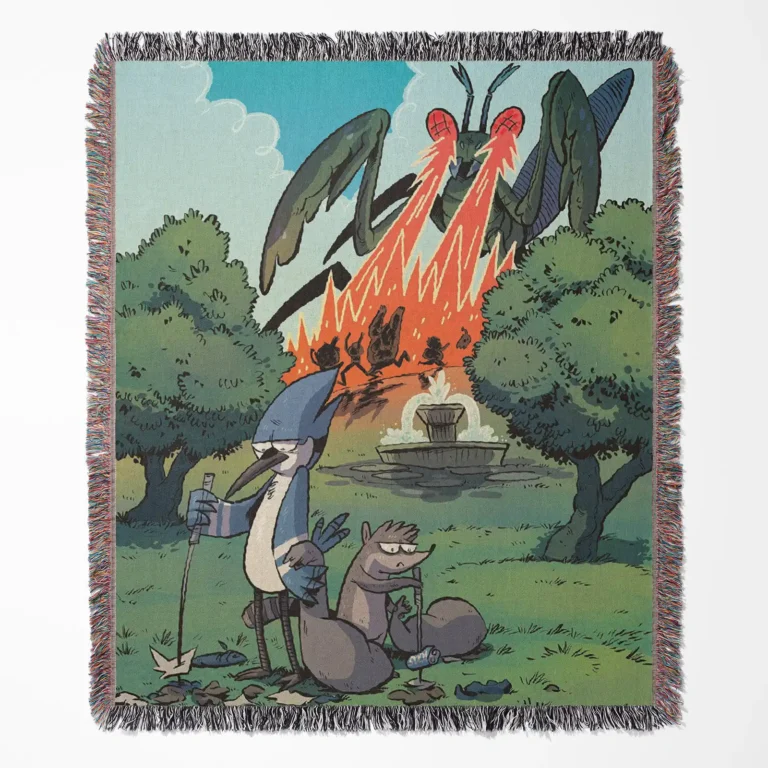 Regular woven tapestry throw blanket, designed with colorful wall art and cool room decor, making it the perfect collectible accent for your room.