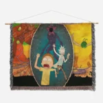 Rick Woven Tapestry Throw Blanket – Fun Wall Art, Cool Room Decor, Collectible Accent - Image 2
