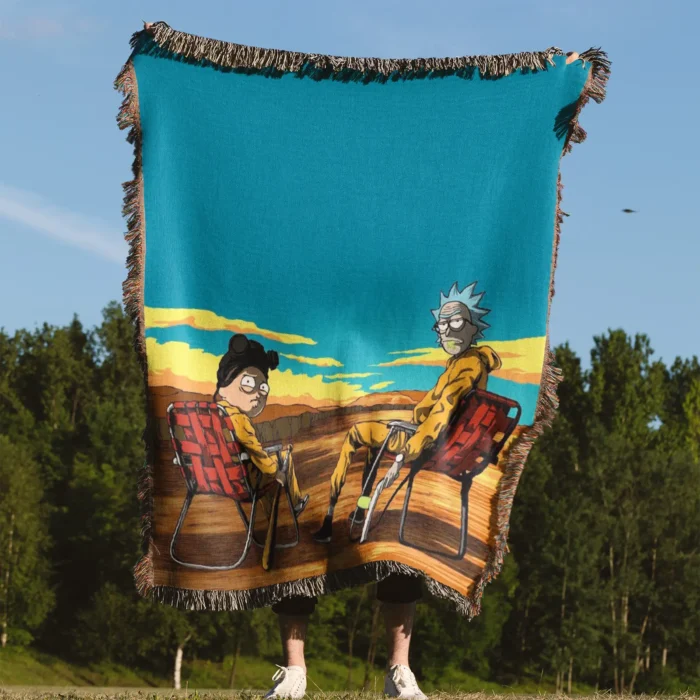 Rick Woven Tapestry Throw Blanket – Stylish Wall Rug, Cozy Room Decor, Perfect Gift - Image 4