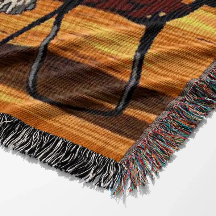 Rick Woven Tapestry Throw Blanket – Stylish Wall Rug, Cozy Room Decor, Perfect Gift - Image 6