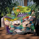 Rugrats Woven Tapestry Throw Blanket – Nostalgic Wall Rug, Cool Room Decor, Perfect Gift - Image 3