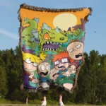 Rugrats Woven Tapestry Throw Blanket – Nostalgic Wall Rug, Cool Room Decor, Perfect Gift - Image 4