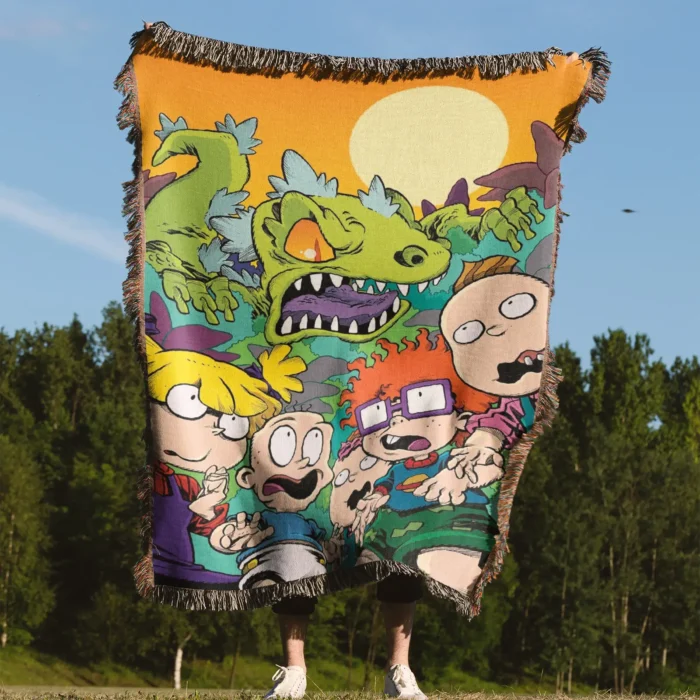 Rugrats Woven Tapestry Throw Blanket – Nostalgic Wall Rug, Cool Room Decor, Perfect Gift - Image 4
