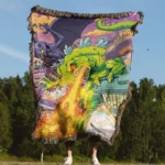 Rugrats Woven Tapestry Throw Blanket – Fun Wall Art, Cozy Room Decor, Collectible Accent - Image 4