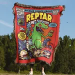 Rugrats Comic Cover Woven Tapestry Throw Blanket – Retro Wall Art, Bright Room Decor, Collectible Merch - Image 4