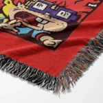 Rugrats Comic Cover Woven Tapestry Throw Blanket – Retro Wall Art, Bright Room Decor, Collectible Merch - Image 6