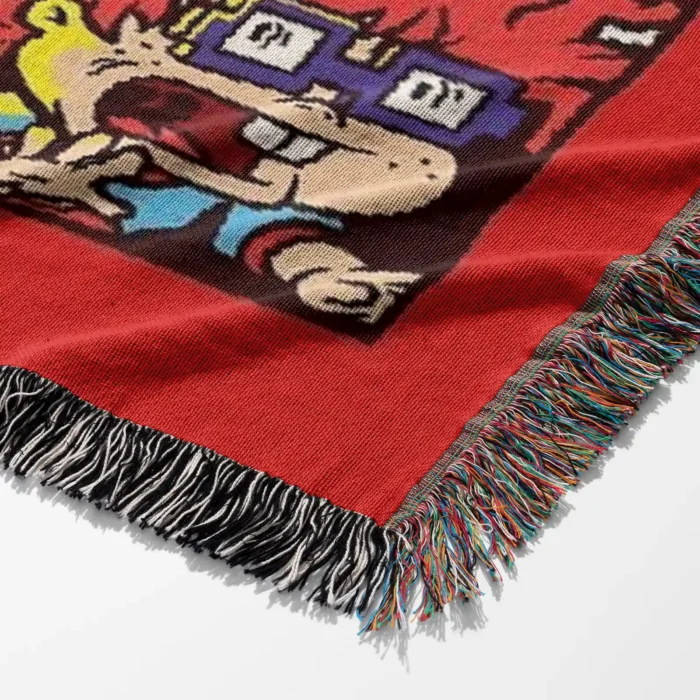 Rugrats Comic Cover Woven Tapestry Throw Blanket – Retro Wall Art, Bright Room Decor, Collectible Merch - Image 6