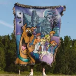 Scooby Woven Tapestry Throw Blanket – Vintage Wall Rug, Cool Room Decor, Perfect Gift for Fans - Image 4