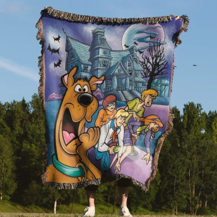 Scooby Woven Tapestry Throw Blanket – Vintage Wall Rug, Cool Room Decor, Perfect Gift for Fans - Image 4