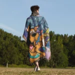 Scooby Woven Tapestry Throw Blanket – Vintage Wall Rug, Cool Room Decor, Perfect Gift for Fans - Image 5