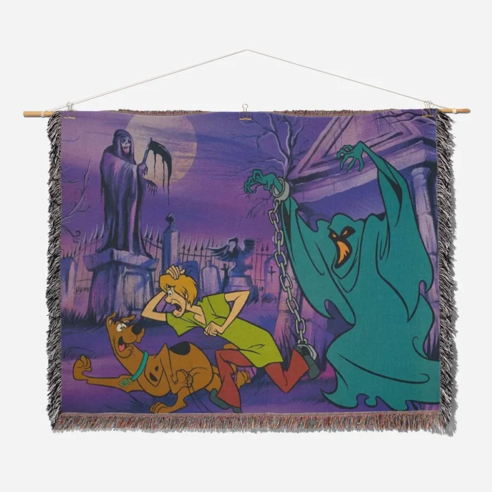 Scooby Woven Tapestry Throw Blanket – Fun Wall Rug, Unique Room Decor, Perfect Gift - Image 2