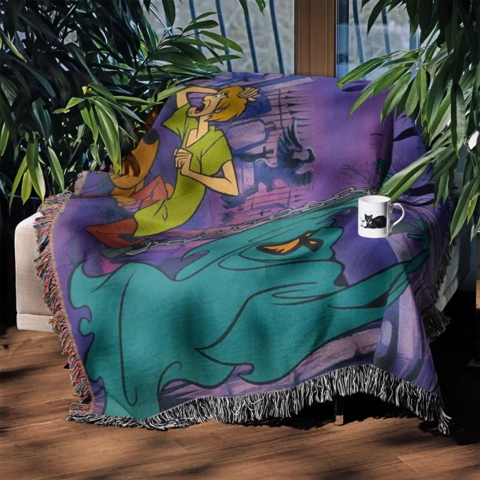 Scooby Woven Tapestry Throw Blanket – Fun Wall Rug, Unique Room Decor, Perfect Gift - Image 4