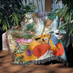 Adventure Cartoon Woven Tapestry Throw Blanket – Vibrant Wall Art, Cool Room Decor, Gift for Fans - Image 4