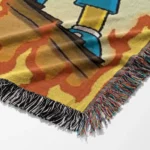 Simpson Woven Tapestry Throw Blanket – Vintage Wall Art, Unique Room Decor, Collectible Merch - Image 6