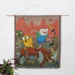 Adventure Cartoon Woven Tapestry Throw Blanket – Fun Wall Art, Cozy Room Accent, Collectible Home Decor - Image 2