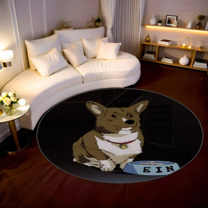Ein Round Rug – Fun Floor Mat for Bedroom or Sci-Fi Gift Display - Image 2