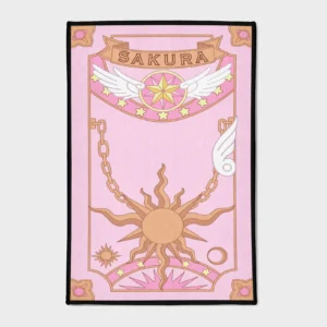 This *Cardcaptor Sakura* Clow Card rug is a unique addition to your bedroom or wall decor. It’s perfect for showcasing the magical world of Sakura in your space.