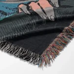 CSM Woven Tapestry Throw Blanket – Minimalist Wall Art, Room & Home Decor, Collectible Accent - Image 6