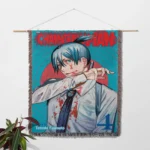 CSM Aki Hayakawa Woven Tapestry Throw Blanket – Collectible Merch, Home & Room Decor, Perfect Display - Image 2