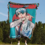 CSM Aki Hayakawa Woven Tapestry Throw Blanket – Collectible Merch, Home & Room Decor, Perfect Display - Image 4
