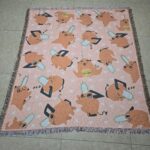 CSM Pochita Woven Tapestry Throw Blanket – Cute Room Decor, Cozy Throw & Wall Rug - Image 6