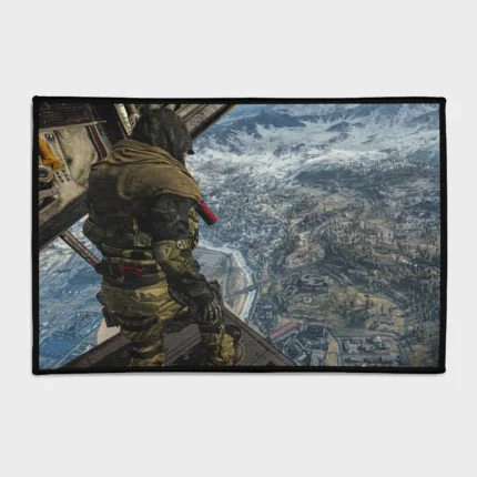 Step into the *Warzone* with this cool FPS rug. Perfect for bedrooms or gamer-themed decor, it adds a fierce and tactical vibe to your space, ideal for fans of the game.