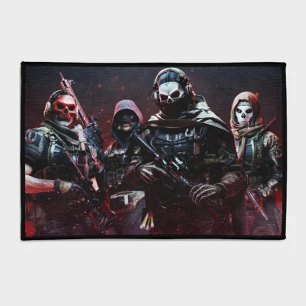For fans of first-person shooters, this *Call of Duty* rug is a must-have. Ideal for boys' rooms or gaming setup decor, it adds an epic, action-packed touch to any space.