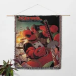 DP Comic Cover Woven Tapestry Throw Blanket – Fun Wall Rug, Cozy Room Decor, Perfect Gift - Image 2