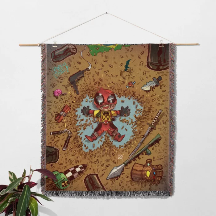 DP Woven Tapestry Throw Blanket – Fun Wall Art, Cool Room Decor, Collectible Accent - Image 2