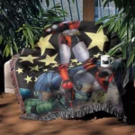 Harley Woven Tapestry Throw Blanket – Colorful Wall Art, Unique Room Decor, Collectible Merch - Image 3