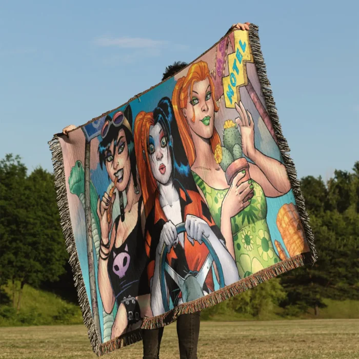 Harley  Woven Tapestry Throw Blanket – Stylish Wall Rug, Unique Room Decor, Perfect Gift - Image 3