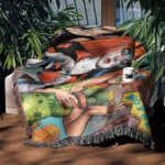 Harley  Woven Tapestry Throw Blanket – Stylish Wall Rug, Unique Room Decor, Perfect Gift - Image 4