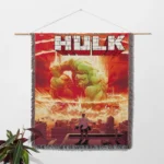 Hulk Woven Tapestry Throw Blanket – Retro Wall Art, Cool Room Decor, Collectible Accent - Image 2