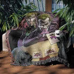 Joker Woven Tapestry Throw Blanket – Colorful Wall Art, Unique Room Decor, Collectible Merch - Image 3