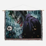 Joker Woven Tapestry Throw Blanket – Fun Wall Art, Cool Room Decor, Collectible Merch - Image 2