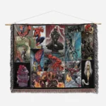 Spider Woven Tapestry Throw Blanket – Fun Wall Art, Cool Room Decor, Collectible Merch - Image 2