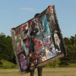 Spider Woven Tapestry Throw Blanket – Fun Wall Art, Cool Room Decor, Collectible Merch - Image 3